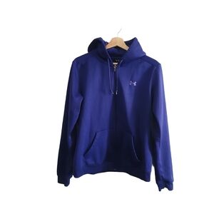 UNDER ARMOUR Size L Womens Full Zip Athletic Hoodie Rare Color